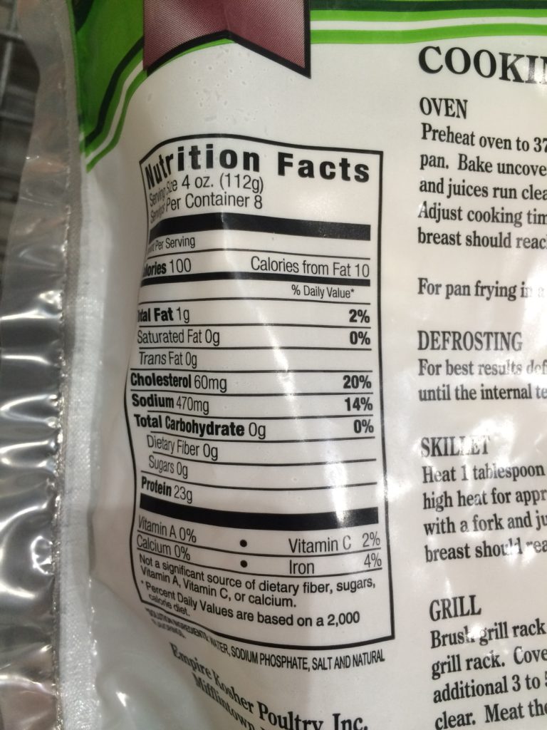 Costco45479EmpireKosherChickenBreastCutletschart CostcoChaser