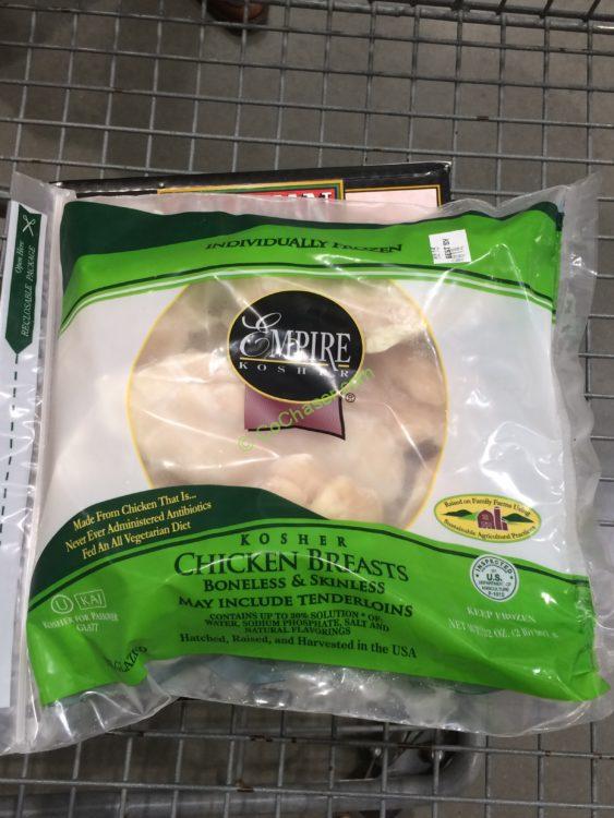 Empire Kosher Chicken Breast Cutlets 2 Pound Bag
