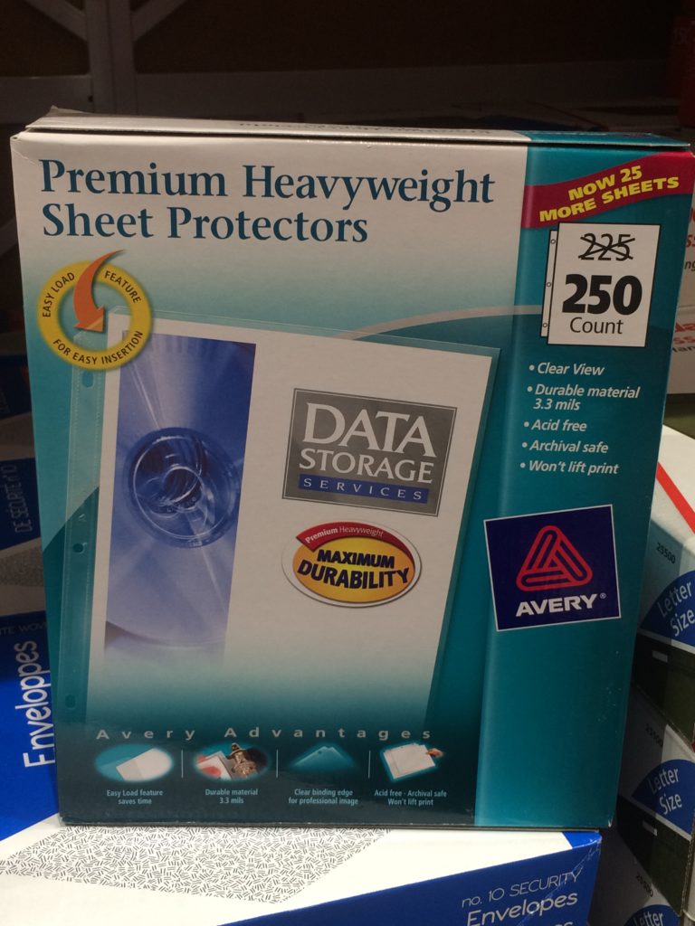 Avery Heavyweight Clear Sheet Protectors CostcoChaser