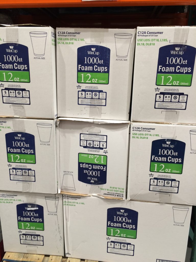 Costco497986Wincup12OZFoamCupall CostcoChaser