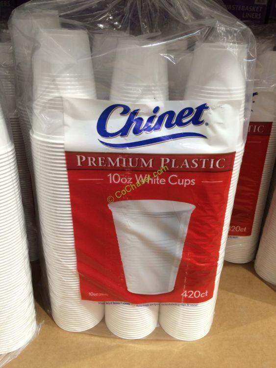 Chinet 10 OZ White Cups 420 Count Package