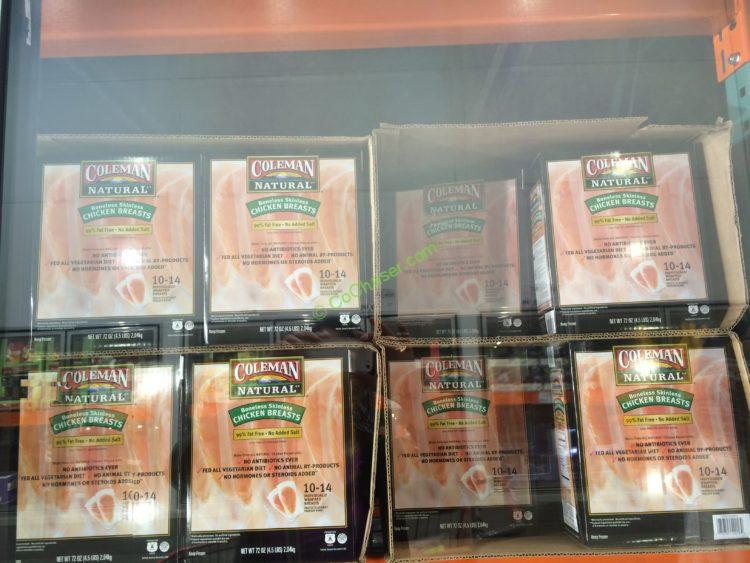 Costco654874ColemanNaturalFoodsChickenBreastsall CostcoChaser