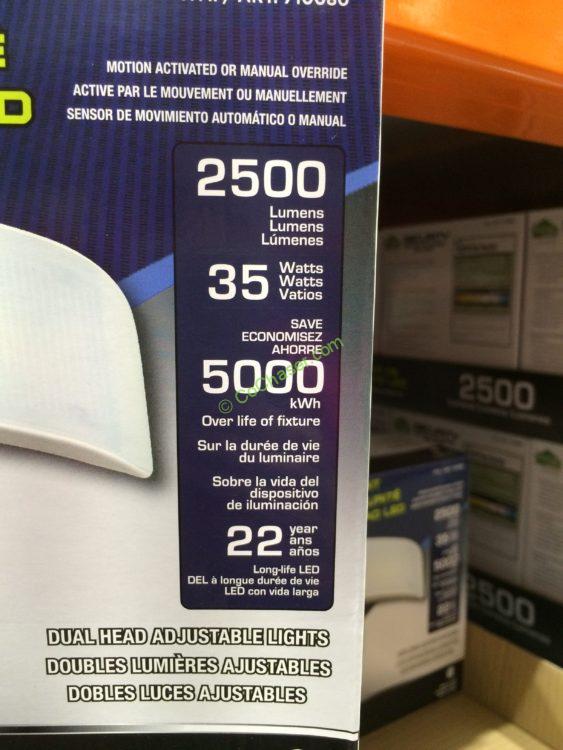 Costco710080HomeZoneLEDMotionSensorSecurityLightspec2