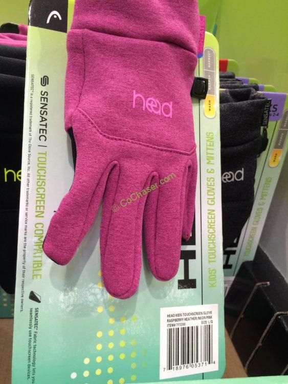 Black HEAD Kids’ Touchscreen Gloves 