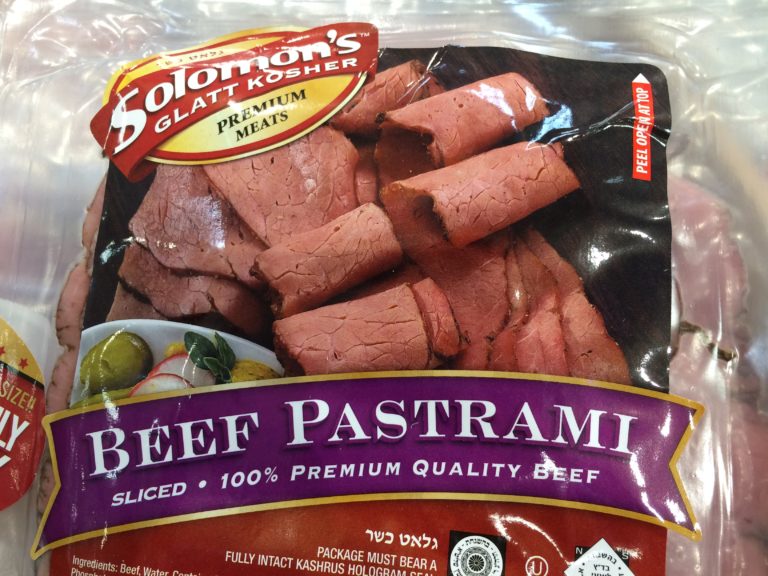 Solomon’s Glatt Kosher Sliced Pastrami 2/12 Ounce Packages CostcoChaser