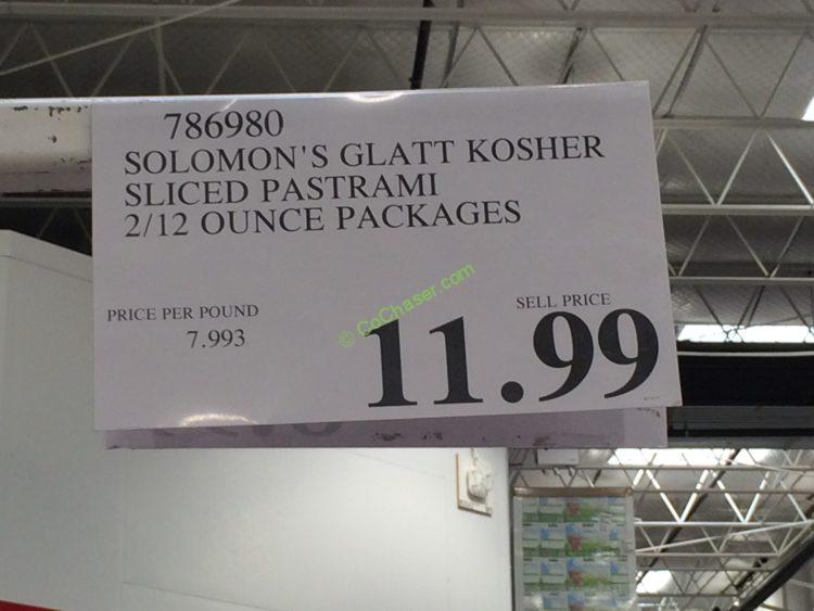 Costco-786980-Solomon’s-Glatt Kosher-Sliced-Pastrami-tag