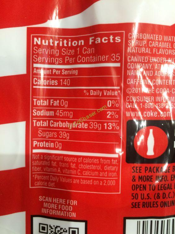 COCA COLA Classic 35/12 Ounce Cans CostcoChaser