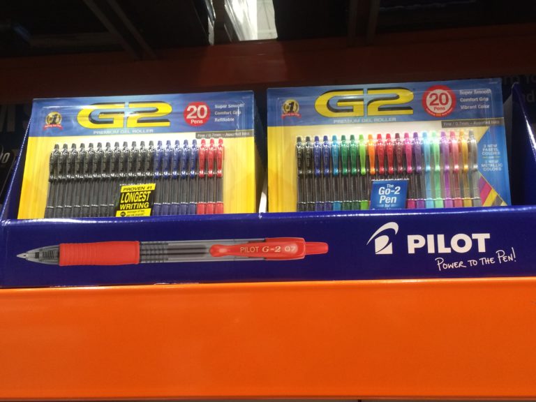 Pilot G2 Gel Pen Assorted 20 Pack CostcoChaser