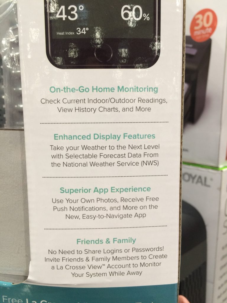 Costco8844288LaCrosse5in1ProfessionalWirelessWeatherStation