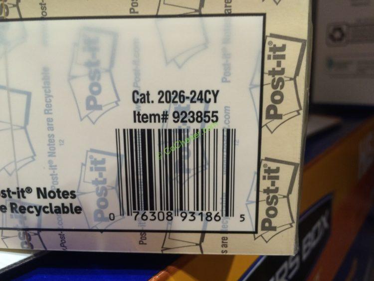 3M 3” x 3” PostIT Notes 24 PK 2400 Sheets CostcoChaser