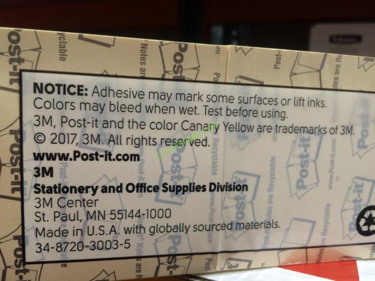3M 3” x 3” PostIT Notes 24 PK 2400 Sheets CostcoChaser