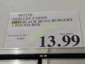 Costco-997176-DON-LEE-Farms-Organic-Black-Bean-Burgers-tag
