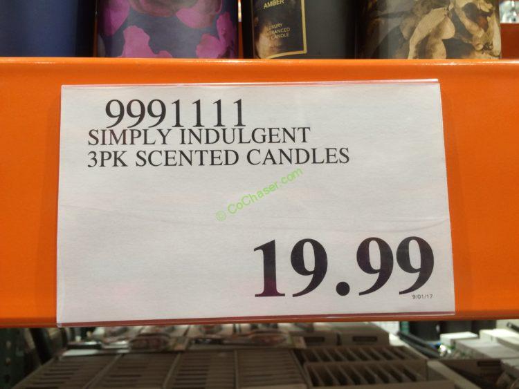 Costco9991111SimplyIndulgent3PKScentedCandlestag CostcoChaser