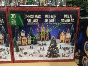 Costco-999843-Christmas-Village-LED-Lights-Music-box