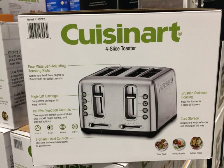 Costco1140772Cuisinart4SliceToasterback CostcoChaser