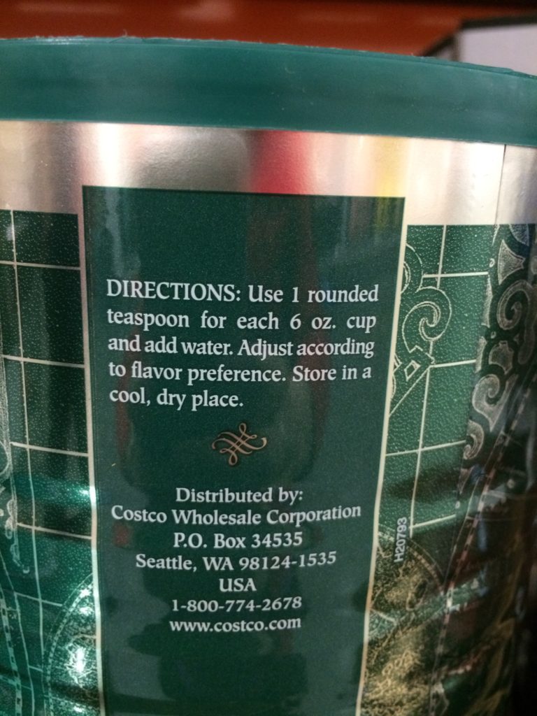 Costco46242KirklandSignatureDecafArabicaCoffeeinf CostcoChaser