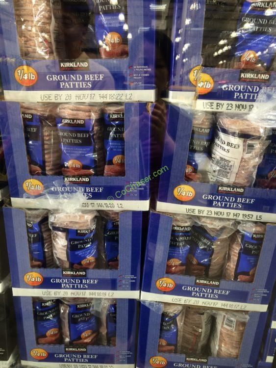 Costco88741KirklandSignatureGroundBeefPattiesall CostcoChaser