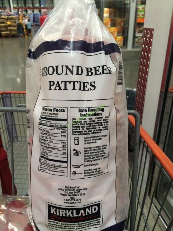 Costco88742KirklandSignatureGroundBeefPattieschart, 56 OFF