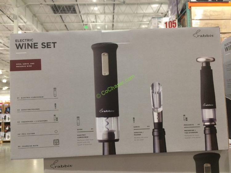 Coost1163384RabbitRechargeableWineOpenerSetpic CostcoChaser