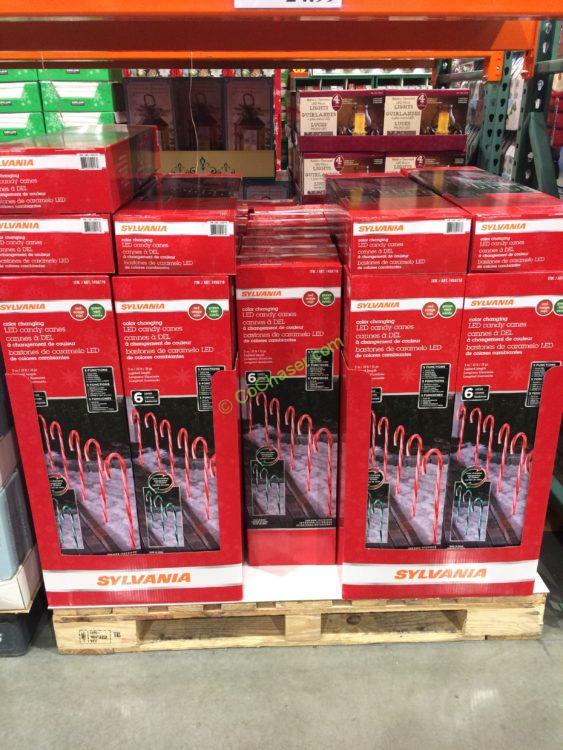 Candy Cane Pathway Lights, Set of 6 CostcoChaser