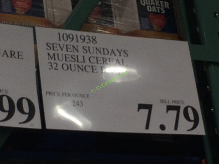 Costco1091938SevenSundaysMuesliCerealtag CostcoChaser