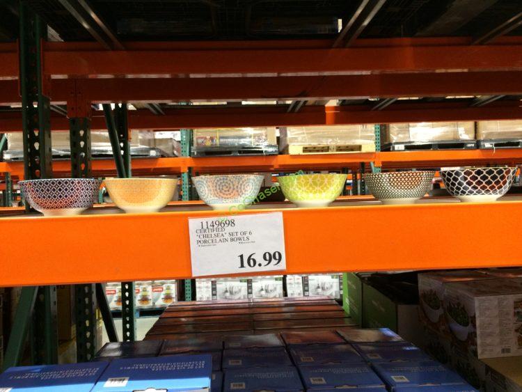 Certified Porcelain Set of 6 Porcelain Bowls