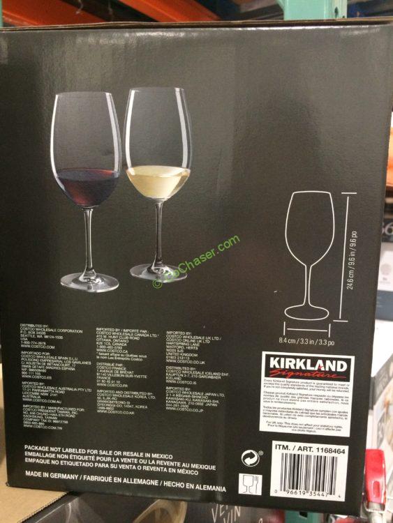 Costco1168464KirklandSignatureWineGlasses8PCSetback CostcoChaser