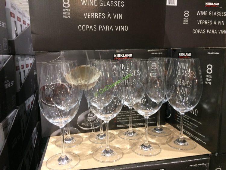 Kirkland Signature Wine Glasses 8PC Set