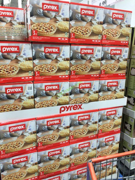 Costco1172482Pyrex3PGlassPiePlatesall CostcoChaser