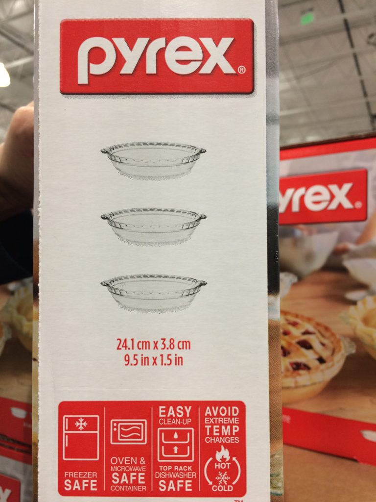 Costco1172482Pyrex3PGlassPiePlatespic CostcoChaser