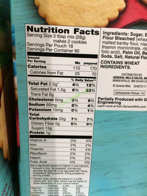 Costco1175680BettyCrockerSugarCookieMixchart CostcoChaser