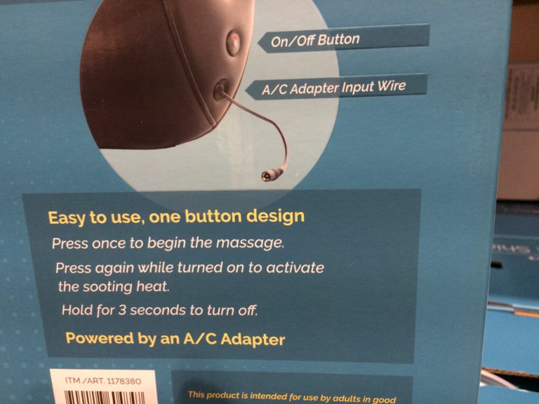 Costco1178380TrumedicLowerBackMassagerinf2 CostcoChaser