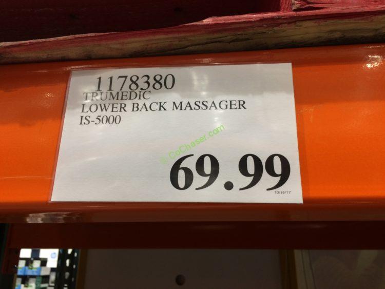 Costco1178380TrumedicLowerBackMassagertag CostcoChaser