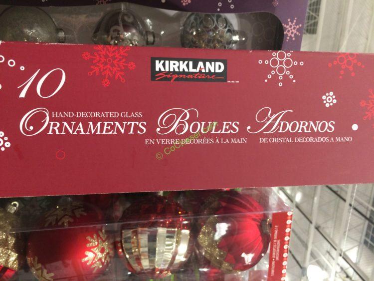 Costco1456800KirklandSignature10PCGlassOrnamentsname CostcoChaser