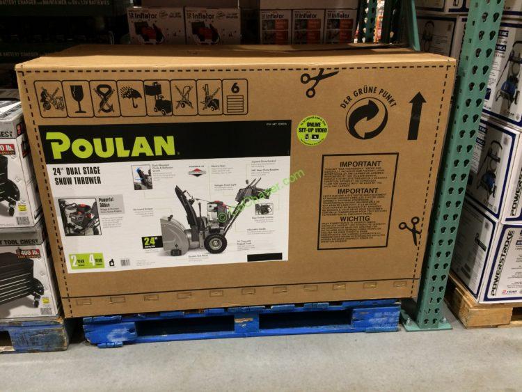 Costco1500076Poulan24TwoStageSnowThrowerbox CostcoChaser