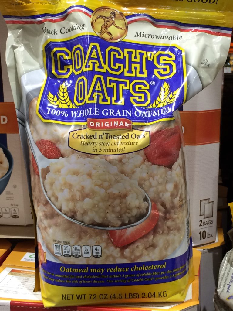 Coach’s Oats Whole Grain Oatmeal 72 Ounce Bag CostcoChaser