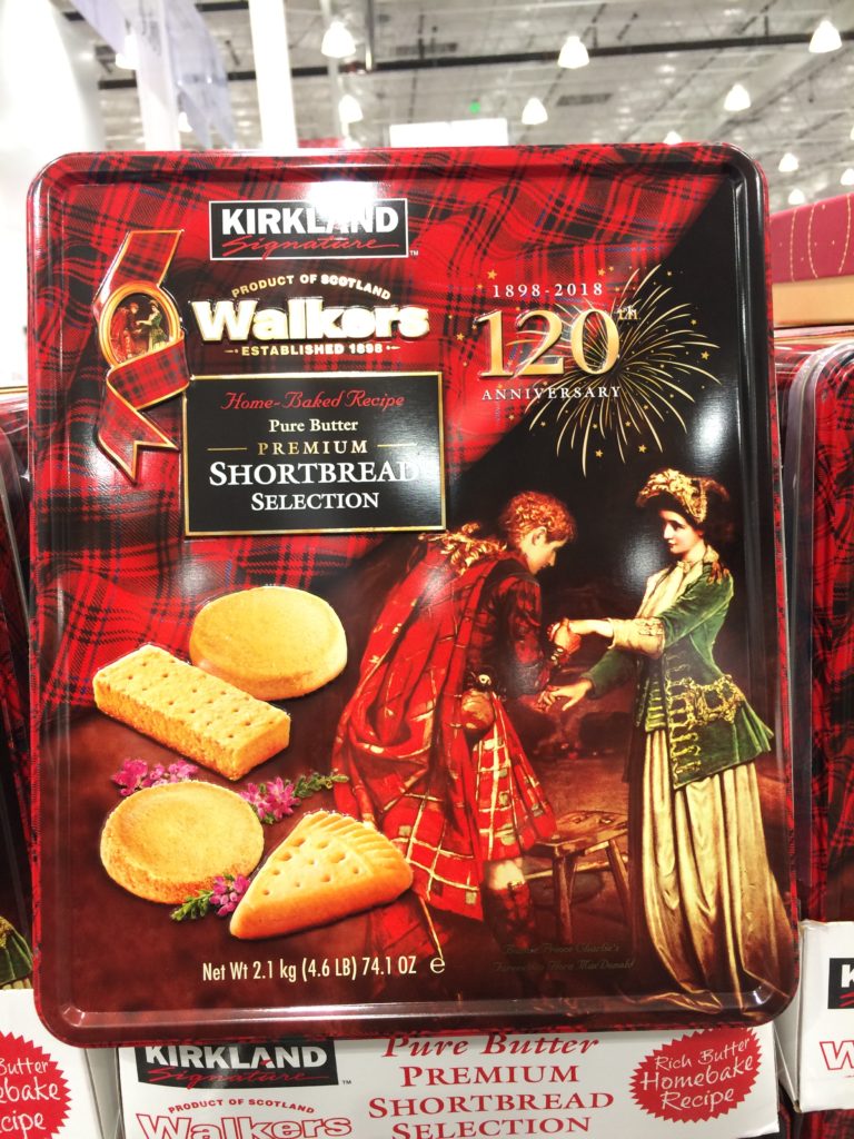 Kirkland Signature Walkers Premium Shortbread Selection 74.1 Ounce Tin