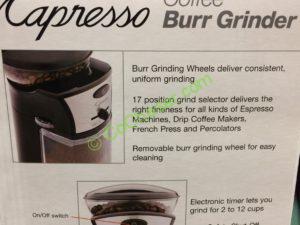 Costco-525887-Capresso-Coffee-Burr-Grinder-spec1