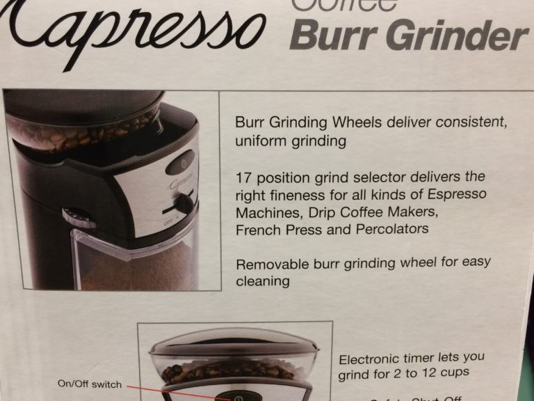 Costco525887CapressoCoffeeBurrGrinderspec1 CostcoChaser