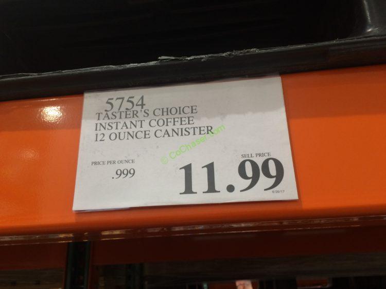 Costco5754Taster’sChoiceInstantCoffeetag CostcoChaser