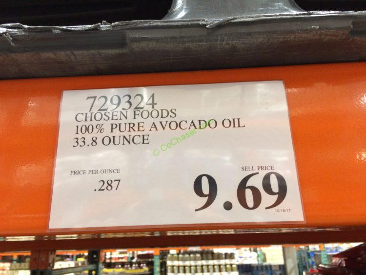 Costco729324ChosenFoodsPureAvocadoOiltag CostcoChaser