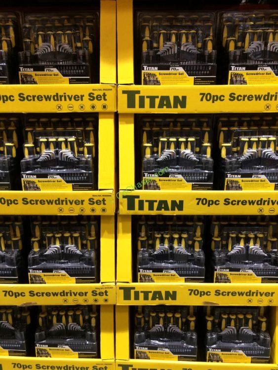 Costco922364Titan70PCScrewdriverSetall CostcoChaser