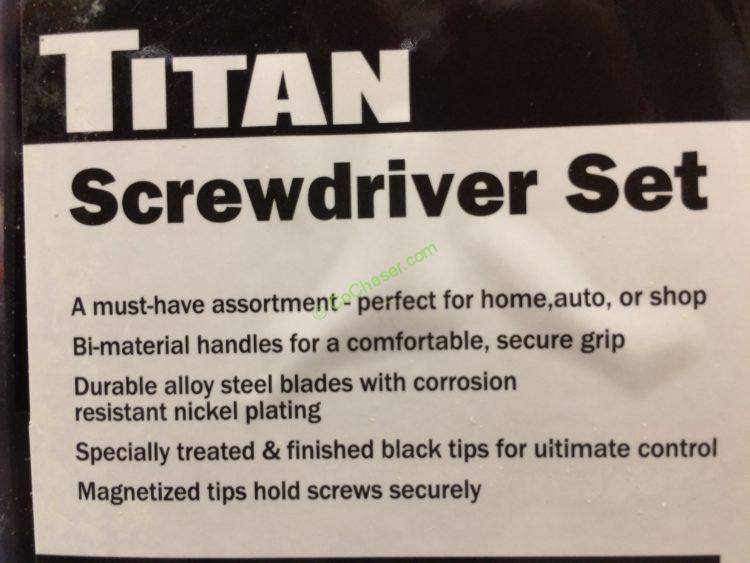 Costco922364Titan70PCScrewdriverSetspec CostcoChaser