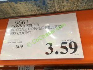 Costco-9661-Connaisseur #4-Cone-Coffee-Filters-tag