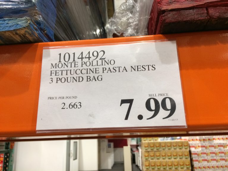 Costco1014492MontePollinoFettuccinePastaNeststag CostcoChaser