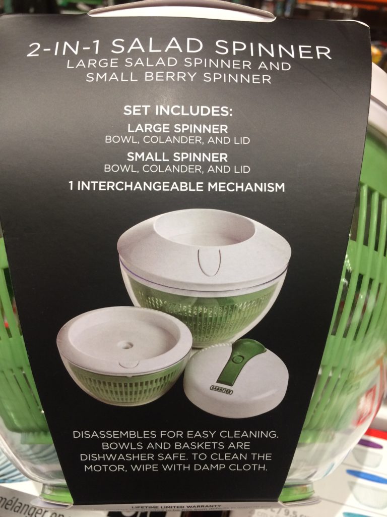 Costco1040029Sabatier2in1SaladSpinnerbox CostcoChaser