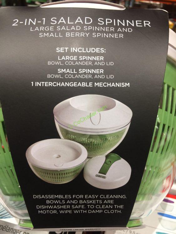 Costco1040029Sabatier2in1SaladSpinnerbox CostcoChaser