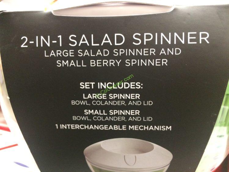 Costco1040029Sabatier2in1SaladSpinnerface CostcoChaser