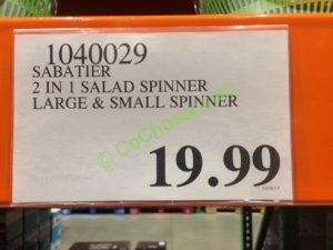 Costco-1040029-Sabatier-2-in-1-Salad-Spinner-tag