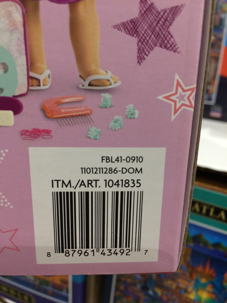 Costco1041835AmericanGirlDoll AccessorySetbar CostcoChaser